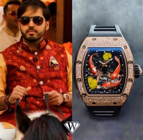 anant ambani richard mille watch|anant ambani watch price.